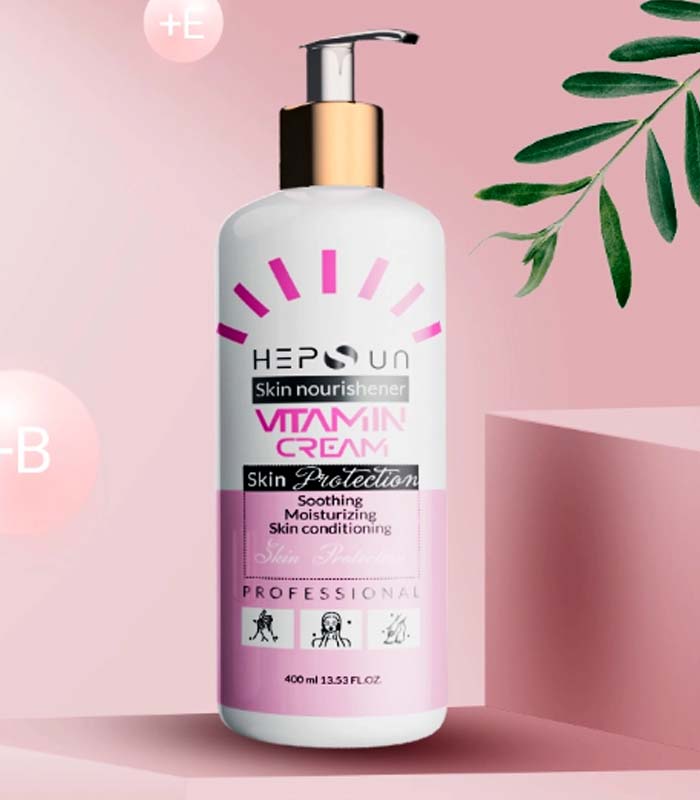 ژل کرم ویتامینه پمپی هپسان 250ml